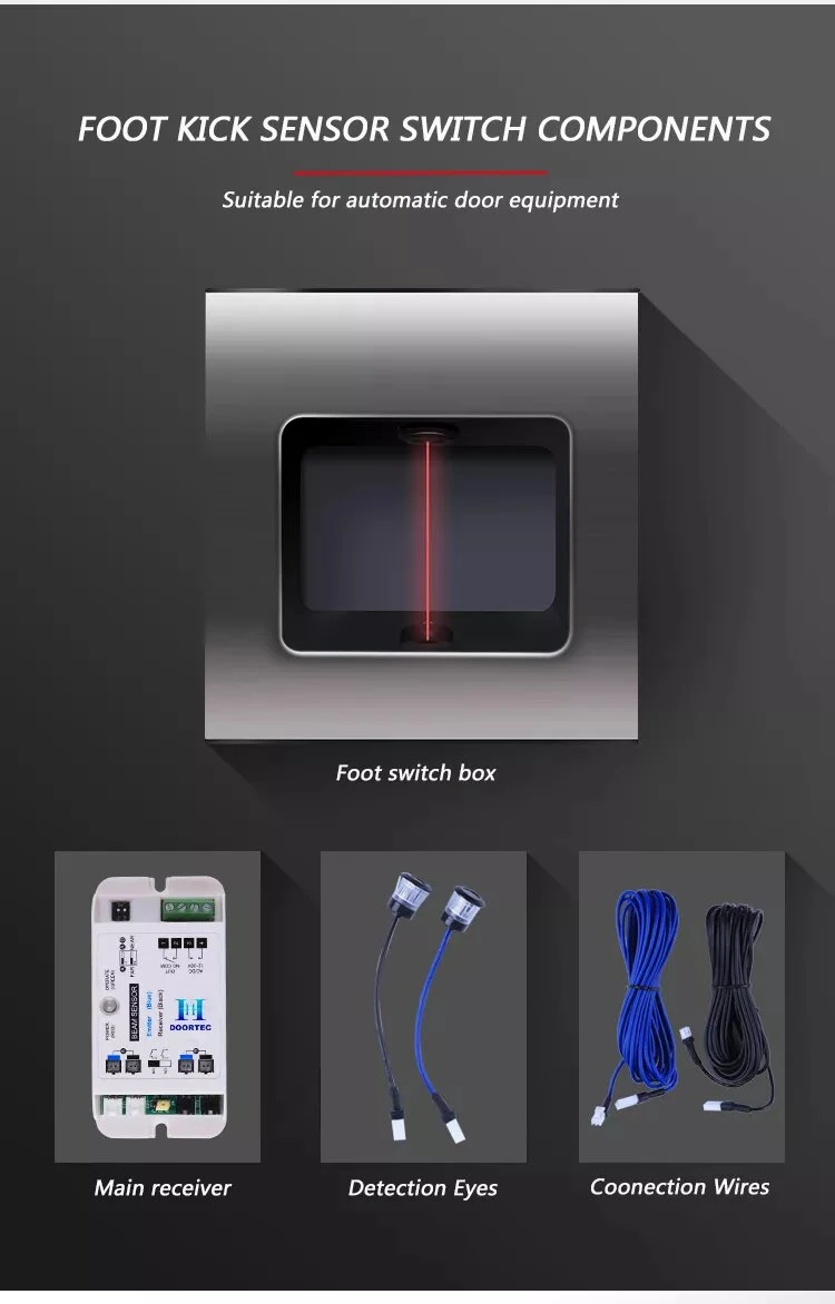 Automatic Hermetic Sliding Door Foot Sensor & Foot Kick Switch